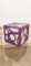 Lampe Cube Vintage Violette et Blanche 8