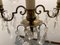 Bronze and Crystal Chandelier, 1940s 9
