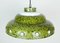 Mid-Century Pendant Light in Enamel Metal White Glass, 1970s, Image 5