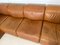 Modular Leather Sofa from Wittmann, Set of 5 10