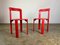 Vintage Painted Chairs by Bruno Rey for Kusch+Co., 1970s, Set of 2 1