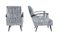 Set of Vintage Armchairs 3