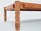 Large Carved Ashwood Coffee Table by Pier Luigi Colli, 1950 10