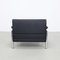 Postmodern Lounge Chair in Chrome and Leather, 1980s, Image 4