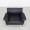 Postmodern Lounge Chair in Chrome and Leather, 1980s, Image 6