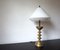 Art Nouveau Empire Brass Table Lamp, 1890s 5