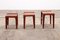 Tables Gigognes Vintage Scandinaves en Teck, 1960, Set de 3 16