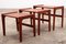 Tables Gigognes Vintage Scandinaves en Teck, 1960, Set de 3 3