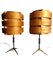 Nordic Rocket Table Lamps in the style of Agne Jacobson, Set of 2 3
