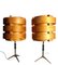 Nordic Rocket Table Lamps in the style of Agne Jacobson, Set of 2 1