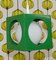 Hanging Lamp Cube in Green from Richard Essig Besigheim, 1970s 1