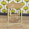 Tabouret Pliant Vintage en Métal Pastel et Bois par HST Heinrich Strüwer 5