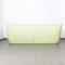 Vintage Sofa aus grünem Leder 3