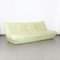 Vintage Sofa aus grünem Leder 1