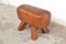 Vintage Leather Gymnastic Horse or Foot Stool, 1930s, Image 4