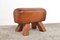 Vintage Leather Gymnastic Horse or Foot Stool, 1930s 1