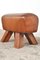 Vintage Leather Gymnastic Horse or Foot Stool, 1930s 5