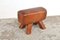 Vintage Leather Gymnastic Horse or Foot Stool, 1930s 7