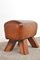 Vintage Leather Gymnastic Horse or Foot Stool, 1930s 2