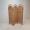 Italian Rattan and Wicker Room Divider, 1960s, Image 1