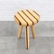 Swedish Striped Milking Stool in Pine and Teak by Andreas Zätterqvist, 2010s 2