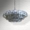 Mid-Century Crystal Ceiling Light attributed to Eriksmåla, Sweden, 1960s 1