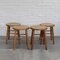 Modernist Birch Stools, Sweden, 1930s, Set of 4 1