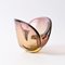 Sommerso Murano Glass Clamshell Bowl, 1950s 6