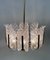Scandinavian Glass and Brass Chandelier by Carl Fagerlund for JBS, 1960s, Image 2