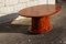 Large Art Deco Style Oval Thuja Coffee Table, 1960s 5