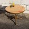 Table Basse Louis XV Vintage Ronde en Marbre et en Laiton, France, 1960s 5