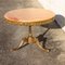 Vintage Louis XV French Round Marble & Brass Coffee Table, 1960s 6