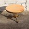 Vintage Louis XV French Round Marble & Brass Coffee Table, 1960s 1
