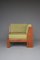 Mahogany Corner Chair by Wim Den Boon, 1960s 25