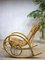 Vintage Rattan Bamboo Rocking Chair from Rohé Noordwolde, Image 2
