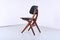 Teak Scissor Dining Chairs by Louis van Teeffelen for Webe, 1950s, Set of 5, Image 17