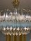 Mid-Century Modern Clear and Brown Murano Glass Triedri Chandelier from Venini, 1970s, Image 2