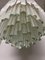 Mid-Century Modern Cascade Chandelier in White Murano Glass from Mazzega, 1970s 4