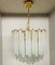 Mid-Century Modern Cascade Chandelier in White Murano Glass from Mazzega, 1970s, Image 3