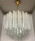 Mid-Century Modern Cascade Chandelier in White Murano Glass from Mazzega, 1970s 6