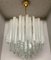 Mid-Century Modern Cascade Chandelier in White Murano Glass from Mazzega, 1970s, Image 6