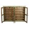 Large Patinated Wooden Wall Display Cabinet, Image 2