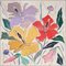Romina Milano, Three Colored Hibiscus, 2023, Acrylic on Paper 1