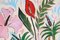 Romina Milano, Díptico de flores de hibisco salvaje tropical, 2023, Acrílico sobre papel, Imagen 8