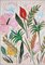 Romina Milano, Díptico de flores de hibisco salvaje tropical, 2023, Acrílico sobre papel, Imagen 6