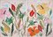 Romina Milano, Díptico de flores de hibisco salvaje tropical, 2023, Acrílico sobre papel, Imagen 1