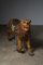 Figura antica di giostra di leone in legno intagliato, Immagine 4