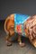 Figura de carrusel de león vintage de madera tallada, años 50, Imagen 7