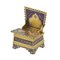 Neo-Russian Salt Shaker Throne in Silver, Champlevé Enamel and Gilding, Late 19th Century, Image 1