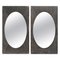 Mid-Century Modern Oval Wall Mirrors attributed to Sergio Rodrigues, 1960s, Set of 2, Image 1